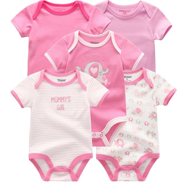 Baby Jumpsuit Daily Onesies Set (Set of 5)